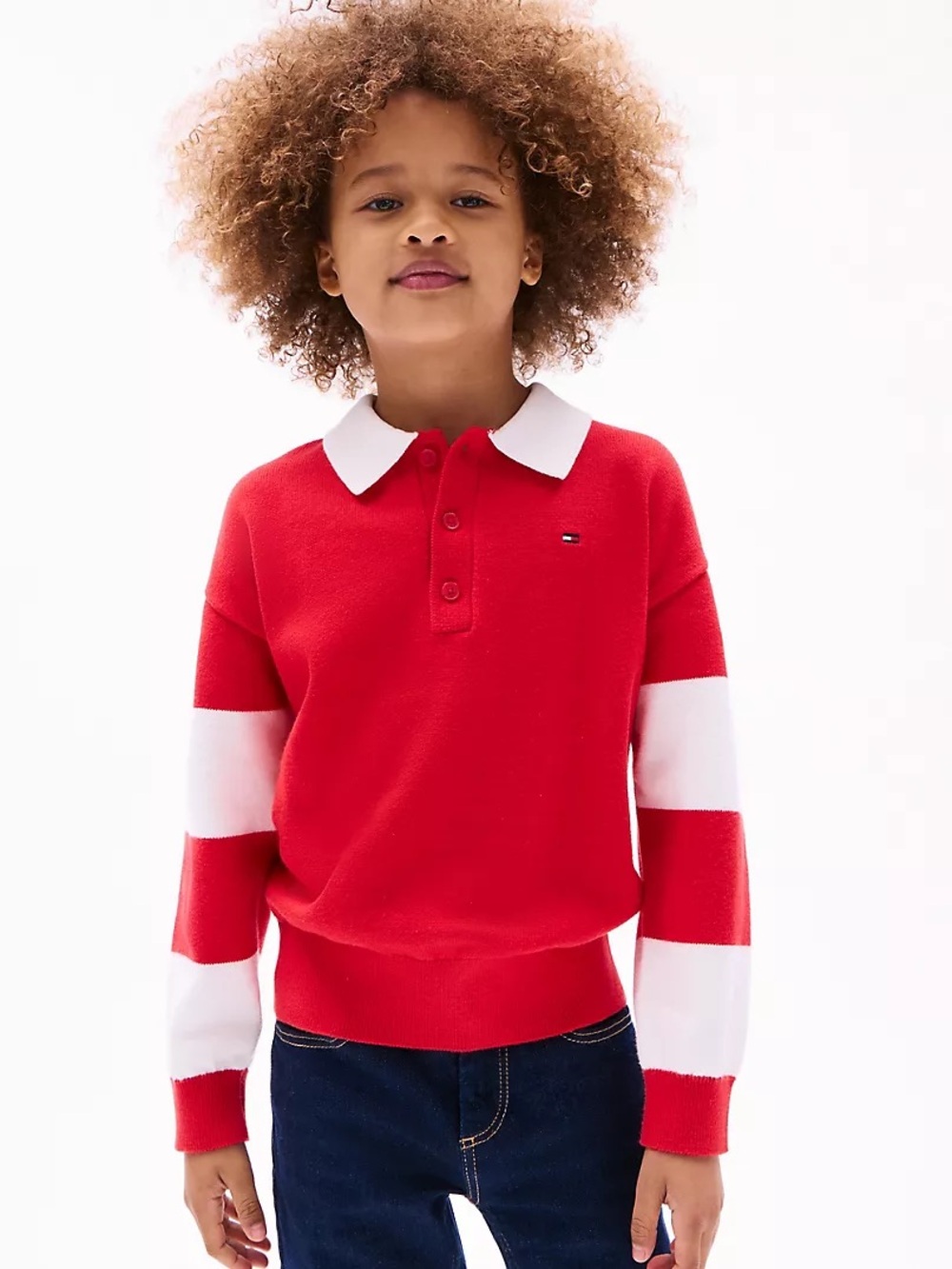 Tommy Hilfiger Kids' Rugby Stripe Sweater